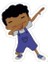 Dabbing Baljeet Sticker Araba Oto Arma Duvar Sticker Ev Dekoratif Çıkartma 15 cm 1