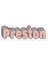 Preston Isim Sticker Araba Oto Arma Duvar Sticker Ev Dekoratif Çıkartma 15 cm 1
