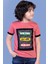 Toontoy Erkek Çocuk Kolları Garni Detaylı Yazı Baskılı Tişört 1