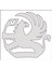Vauxhall Ejderha Bayrak Kartal Hayvan Sticker 00881 1