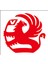 Vauxhall Ejderha Bayrak Kartal Hayvan Sticker 00881 1