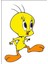 Tweety Kanarya Civciv Sticker 00846 1