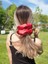 131O - Dev Boy Oversize Scrunchie Saten Saç Lastiği 4