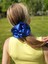 131O - Dev Boy Oversize Scrunchie Saten Saç Lastiği 2