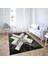 Geometrik Blok Desenli Dijital Baskı Yıkanabilir Kaymaz Taban Klasik Salon Halısı ve Yolluk (Yeşil) 2
