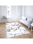 Taş Desenli Çerçeveli Dijital Baskı Yıkanabilir Kaymaz Taban Modern Salon Halısı ve Yolluk 2