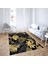 Yaprak Desenli Tropikal Desen Dijital Baskı Yıkanabilir Kaymaz Taban Modern Salon Halısı ve Yolluk 2