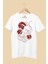 Artaport Design Unisex Ahtapot Tasarım Baskılı Beyaz T-Shirt 2