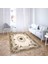 Çiçek Gül Desenli Dijital Baskı Yıkanabilir Kaymaz Taban Vintage Salon Halı ve Yolluk 2