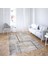 Çizgi Desenli Dijital Baskı Yıkanabilir Kaymaz Taban Modern Salon Halısı ve Yolluk 2
