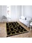 Balpeteği Geometrik Gold Desenli Etnik Dijital Baskı Yıkanabilir Kaymaz Taban Salon Halı ve Yollu 2