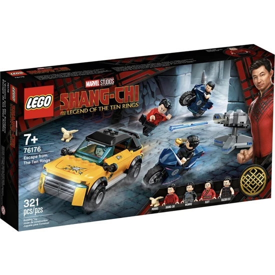 LEGO® Marvel Shang-Chi On Halkadan Kaçış 76176 - Süper Kahraman Minifigürlü Koleksiyonluk Oyuncak Yapım Seti (321 Parça)
