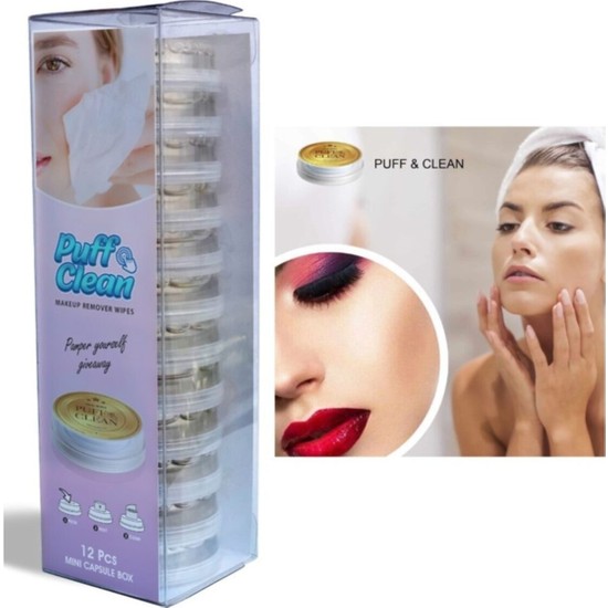 Puff Clean Pufai Puff Clean Yeni Nesil Makyaj Temizleme Mendili 12 Fiyatı