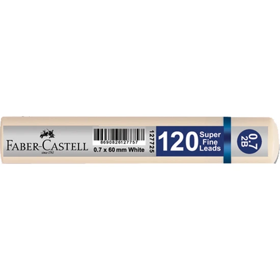 Faber-Castell Min Grip Süper Fine Lead 2b 120 Li Uç 60 mm 0.7 Mm