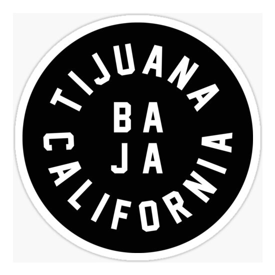 Universal Tijuana - Baha California Sticker Çıkartma Oto Araba Camı Duvar Oda Laptop 15 cm