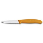 Victorinox 8Cm Soyma Bıçağı (Testere Ağızlı) - Turuncu
