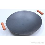 Güryan 35 cm Saç Kavurma Gözleme Sacı 091491 Paslanmaz Malzemeden Ergonomik Ahşap Saplı Yerli Üretim
