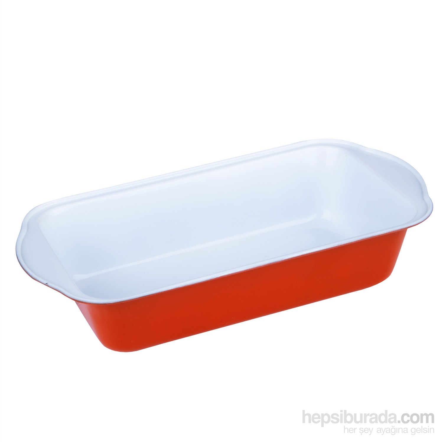 iHouse 1959Kk09Seramik Kek Kalıbı 30X15x7cmTuruncu Fiyatı