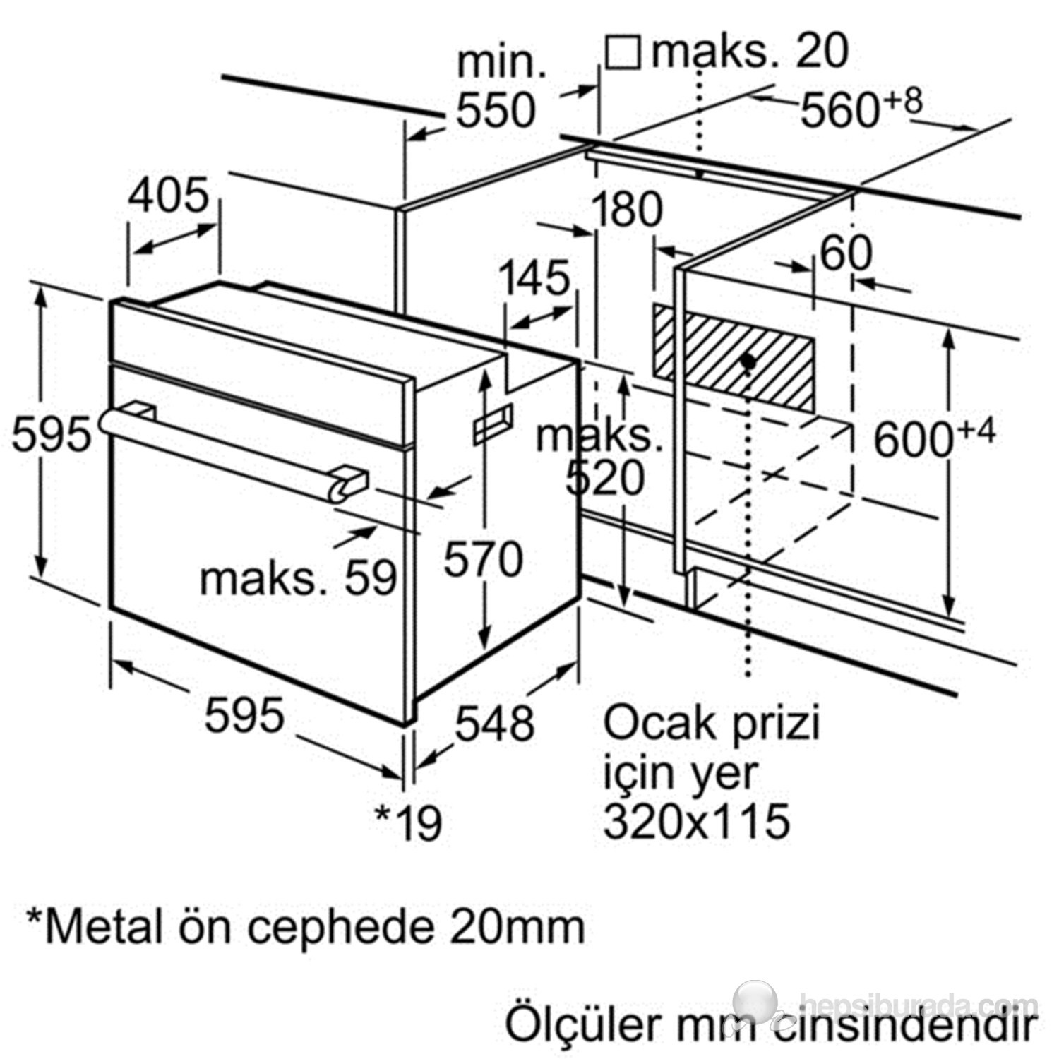 Bosch hbg23b450e духовой шкаф электрический