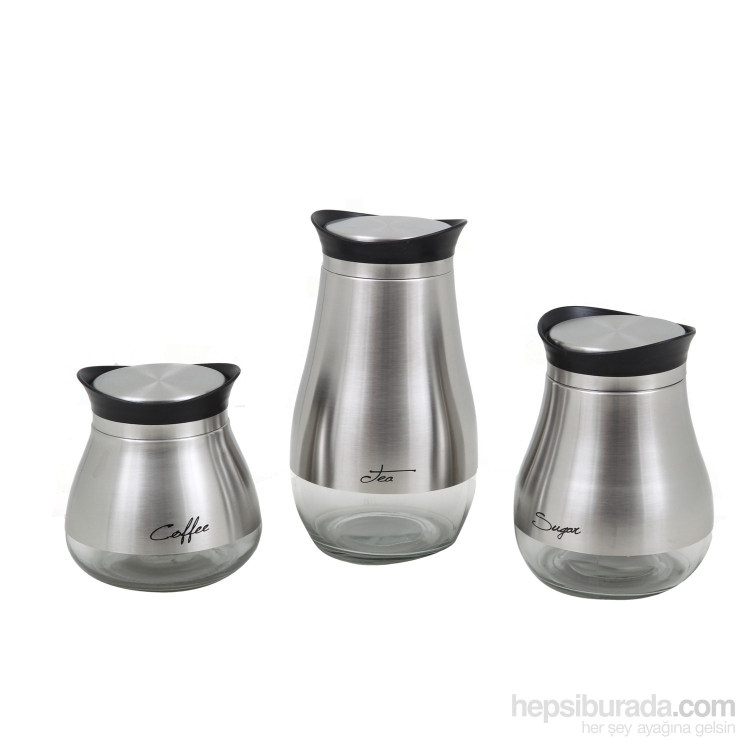 Fidex Home 3Lü ÇayKahveŞeker Kavanoz Set Fiyatı