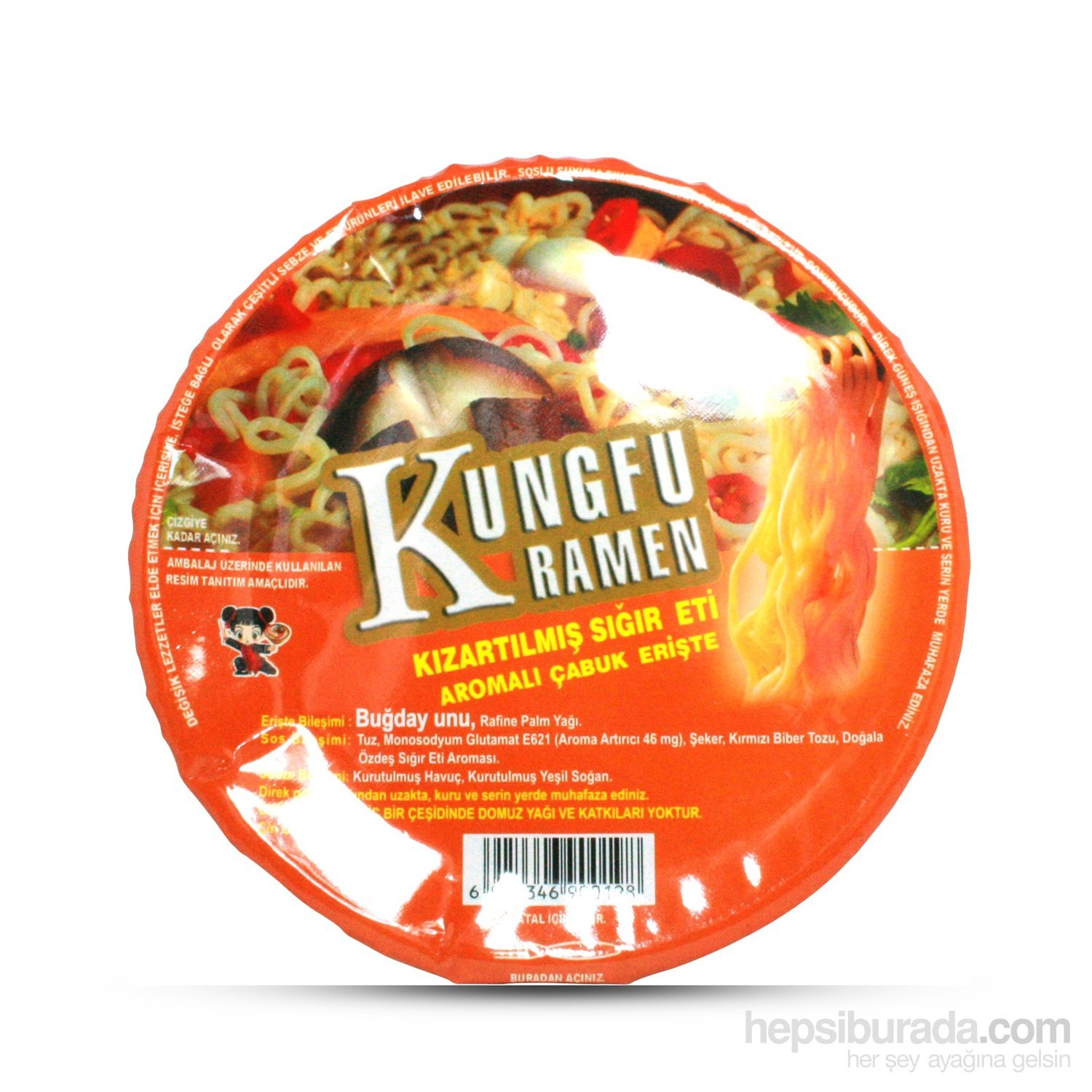 Kunghu Ramen Kız. Sığır Eti Aromalı Erişte 90 gr Fiyatı