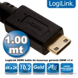 Logilink CH0021 HDMI - Mini HDMI v1.4 1m Kablo