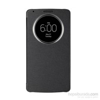 Case 4U LG G3 Flip Cover Siyah ( Uyku Modlu)*