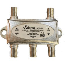 Atlanta 1x4 DiSEqC Switch (4 Çanak 1 Cihaz)