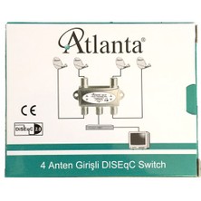 Atlanta 1x4 DiSEqC Switch (4 Çanak 1 Cihaz)