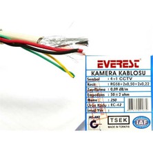 Everest Ec-42 4+1 Folyolu 250M Lüks Cctv Kablo