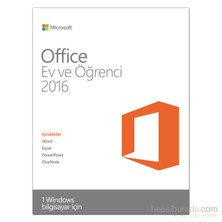 Microsoft Office Ev ve Öğrenci 2016 (79G-04317)