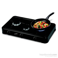 Favio Üçlü Set Üstü Lpg'li Ocak Siyah