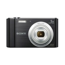 Sony W800 20.1MP 5x Optik Zoom 2,7" LCD Ekran Dijital Fotoğraf Makinesi - Siyah