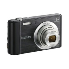 Sony W800 20.1MP 5x Optik Zoom 2,7" LCD Ekran Dijital Fotoğraf Makinesi - Siyah