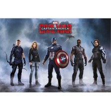 Pyramid International Maxi Poster Captain America Civil War Team Captain America