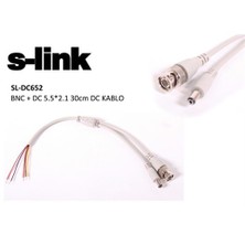 S-Link Sl-Dc562 Bncvedc5.5*2.1 0,30 Cm Dc Kablo