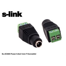 S-Link Sl-Dc605 Power 5.5X2.1Mm F Konnektör