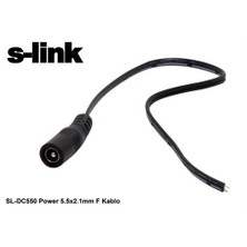 S-Link Sl-Dc550 Power 5.5X2.1Mm F Kablo