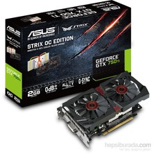 Asus Strix Nvidia GeForce GTX 750 Ti 2GB OC 128Bit GDDR5 (DX12) PCI-E 3.0 Ekran Kartı (STRIX-GTX750TI-OC-2GD5)