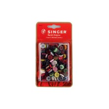 Singer 100-52 Renkli Düğme Seti ( 11 mm x 200 adet)/Kutulu