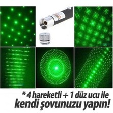 Uygun Yeşil Lazer Pointer 500 Mw 50 Km Etkili 5 Başlıklı