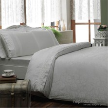 Taç Alida Jakar Çift Kişilik Nevresim Takımı Ekru