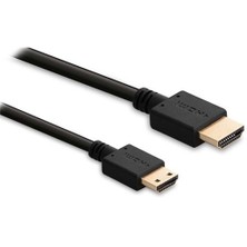 S-Link Slx-910 Hdmı To Mini Hdmı 1.5M Altın Uçlu 24K + Kor.Kılıf 1.4 Ver. 3D Kablo