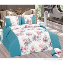 Evlen Home Collection Gülbahçe Lüks Ranforce Nevresim Takımı