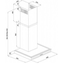 Silverline 3173 Quadro Davlumbaz