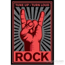 Maxi Poster Rock Hand Tune Up Turn Loud