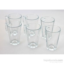 Paşabahçe 6'lı Kulplu Çay Bardağı