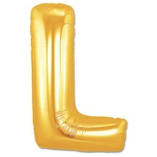 L Harf Gold Folyo Balon