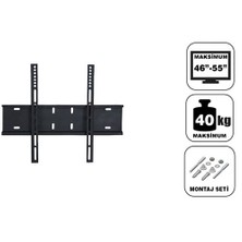 Teif 46''-55'' Sabit A Plus Duvar Askı Aparatı