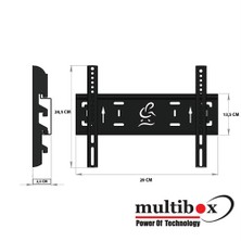 Multibox  Mb-32 19" - 37"  Sabit Askı Aparatı